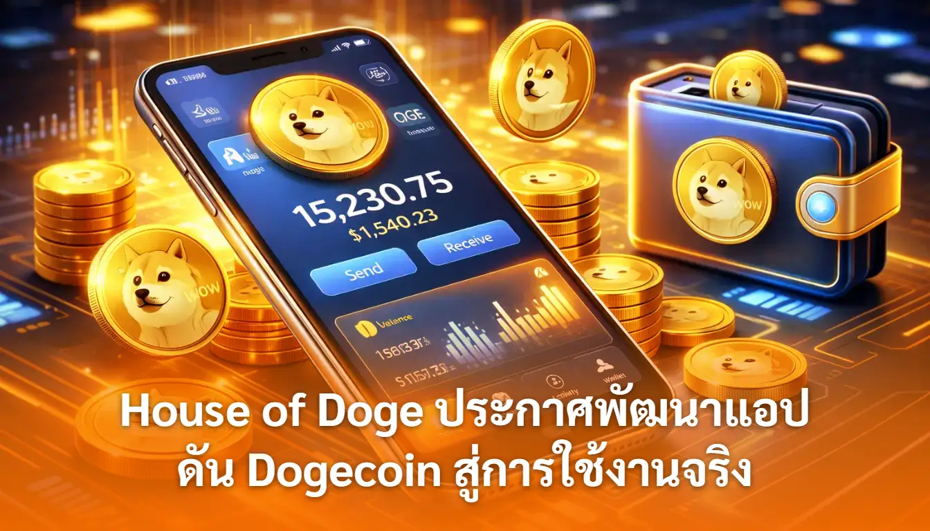 House-of-Doge-ประกาศพัฒนาแอปดัน-Dogecoin-สู่การใช้งานจริง-cover